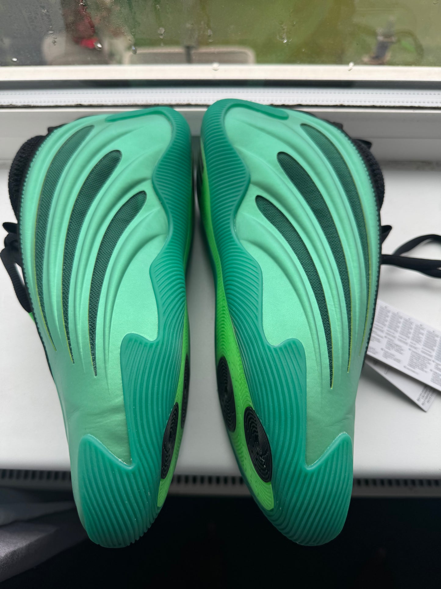 UK 7 ADIDAS HARDEN VOL.9 - SCREAMING GREEN/CORE BLACK SHOES UNISEX TRAINERS