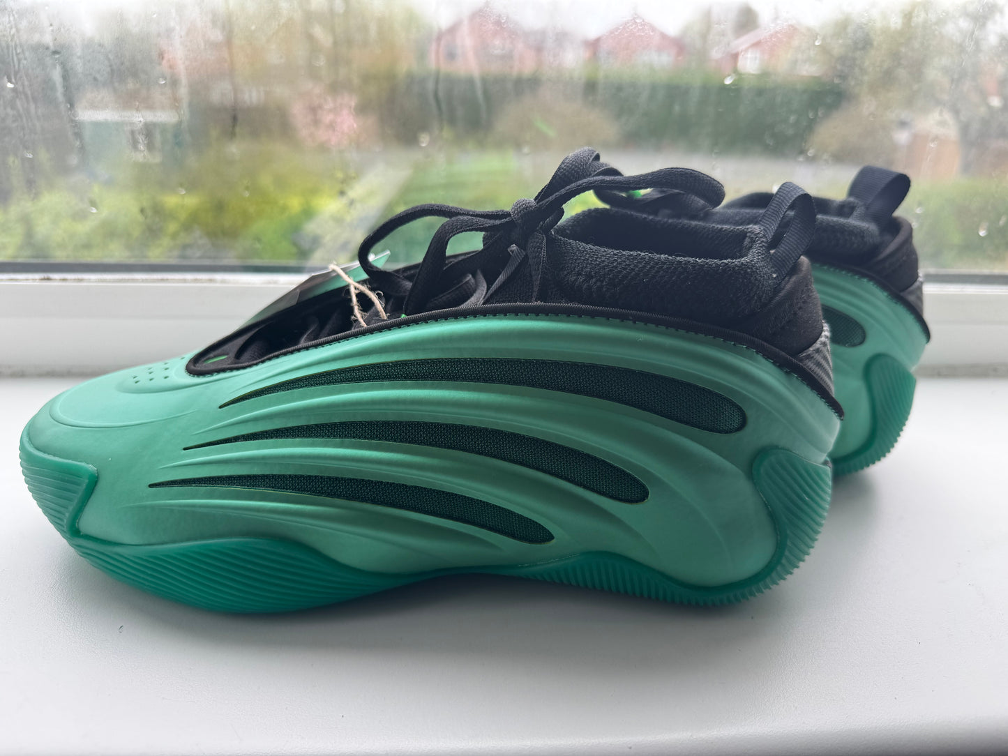 UK 7 ADIDAS HARDEN VOL.9 - SCREAMING GREEN/CORE BLACK SHOES UNISEX TRAINERS