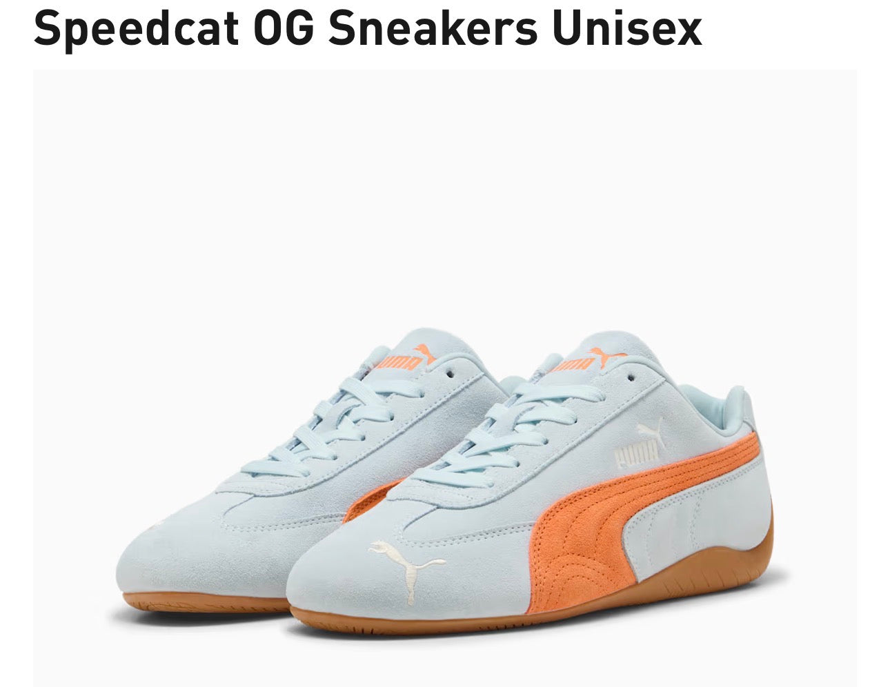 UK 10 PUMA Speedcat OG Sneakers Unisex trainers