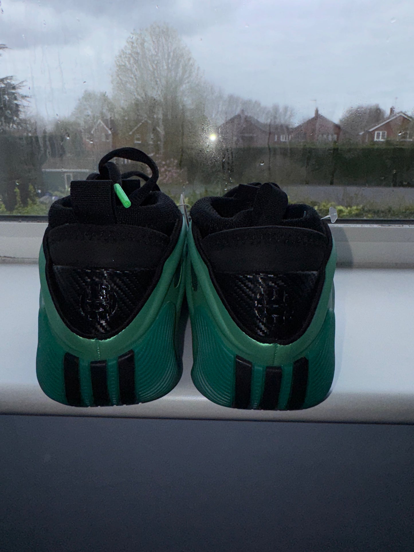 UK 7 ADIDAS HARDEN VOL.9 - SCREAMING GREEN/CORE BLACK SHOES UNISEX TRAINERS