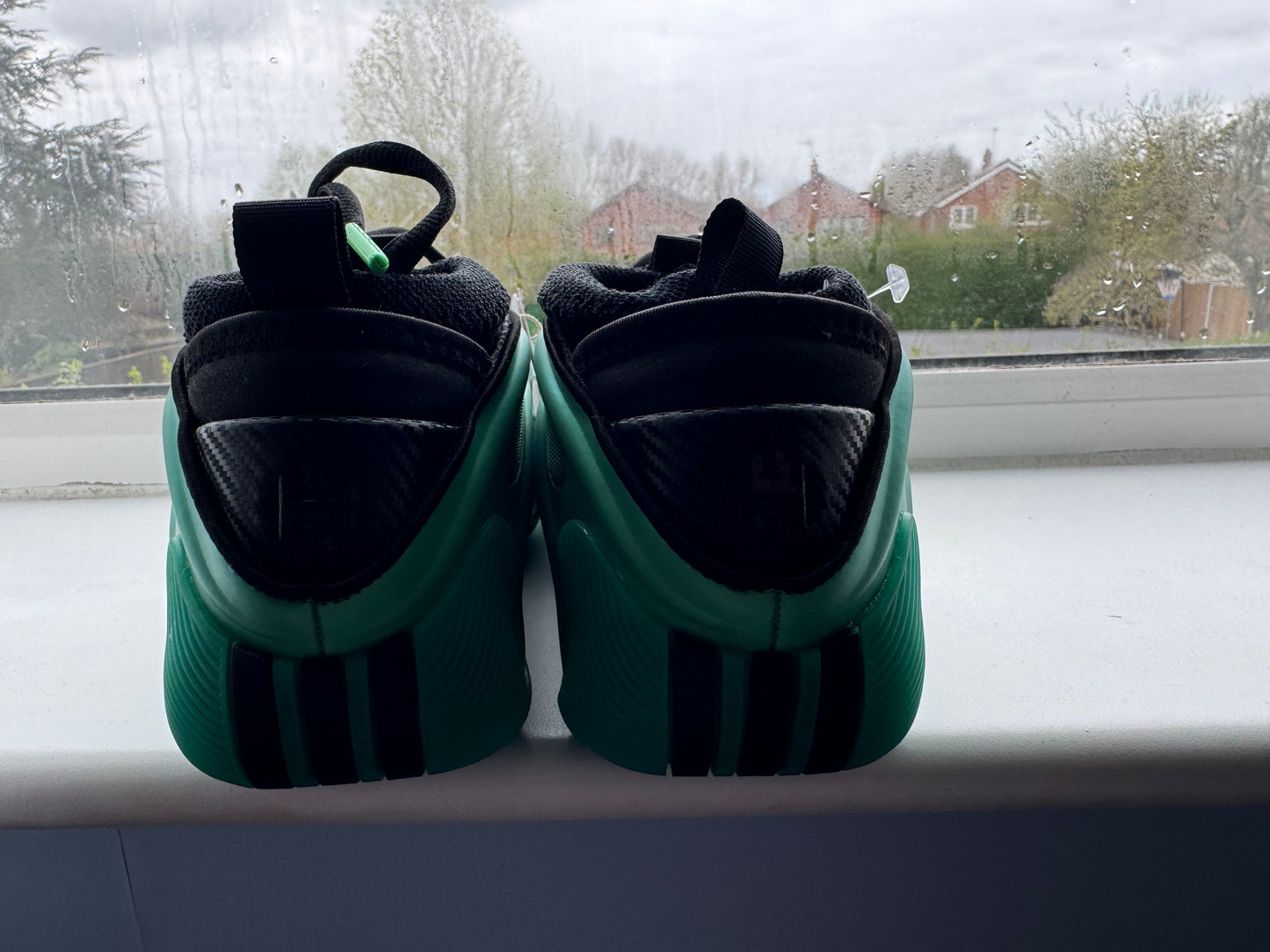UK 7 ADIDAS HARDEN VOL.9 - SCREAMING GREEN/CORE BLACK SHOES UNISEX TRAINERS