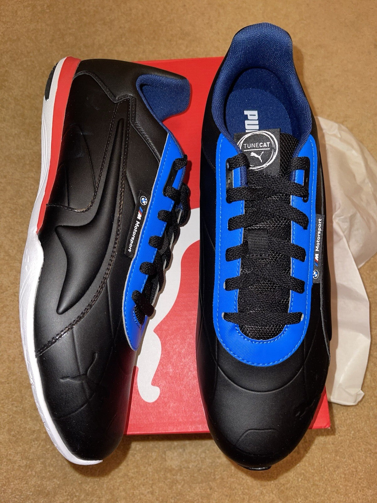 Uk 9 BMW M Motorsport Tune Cat Unisex Shoes Trainers Sneakers.