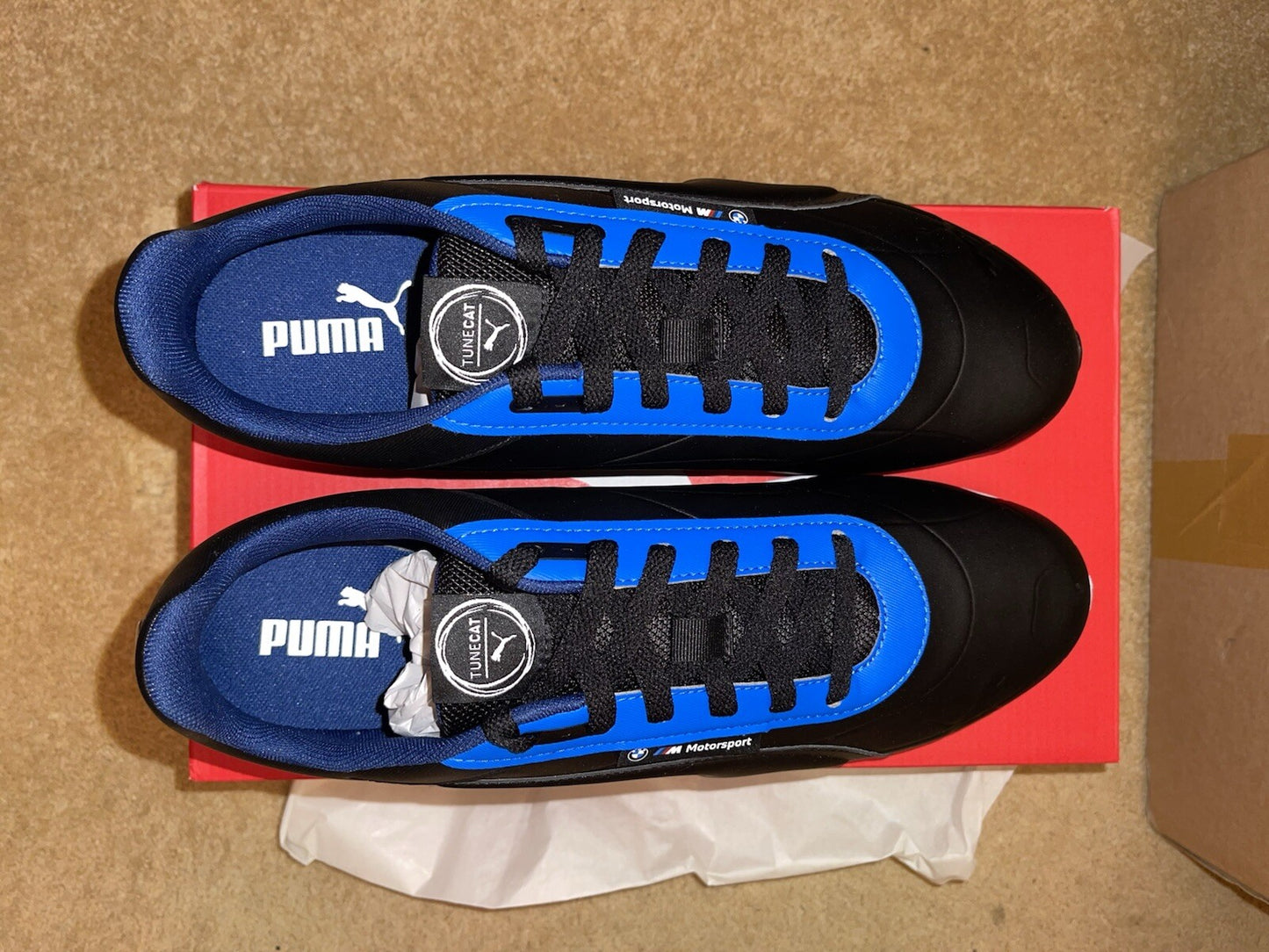 Uk 9 BMW M Motorsport Tune Cat Unisex Shoes Trainers Sneakers.